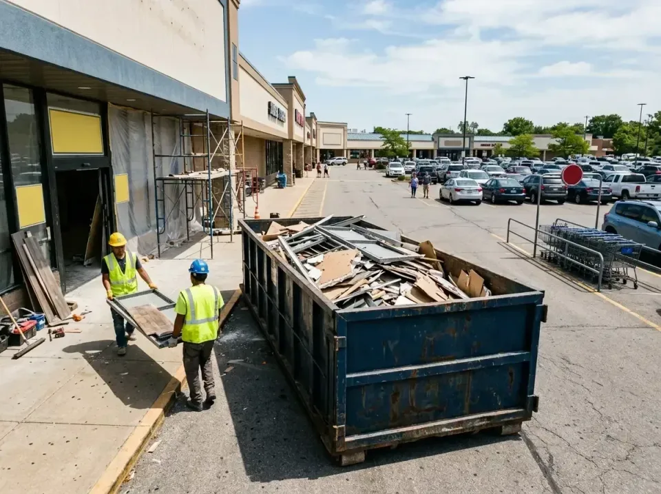 retail-store-renovation-debris-003 — frequently asked questions, Roll-off Dumpster Rentals in Fort Carson, CO